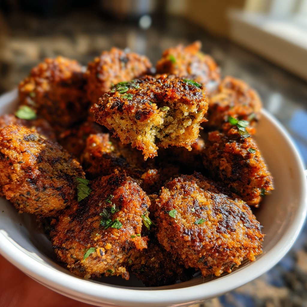Jamaican Jerk Mushroom Bites