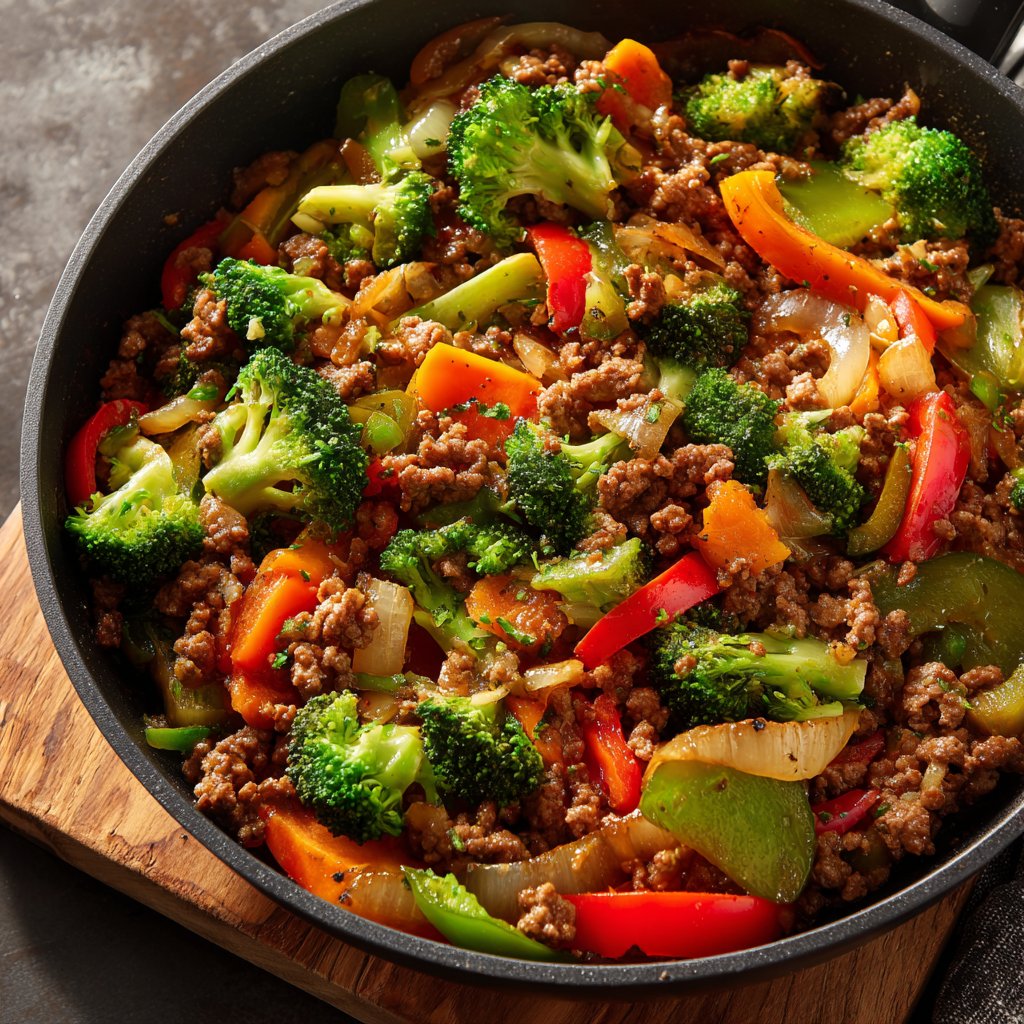 Ground Beef Skillet With Vegetables