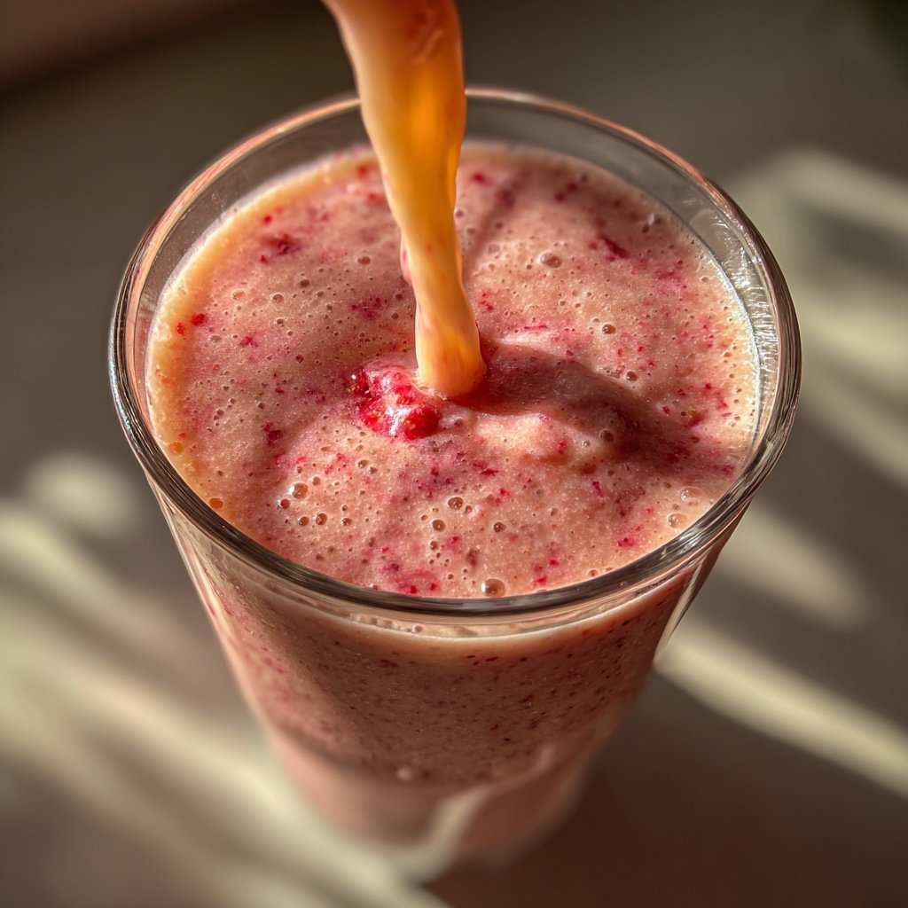 Fresh Strawberry Banana Smoothie