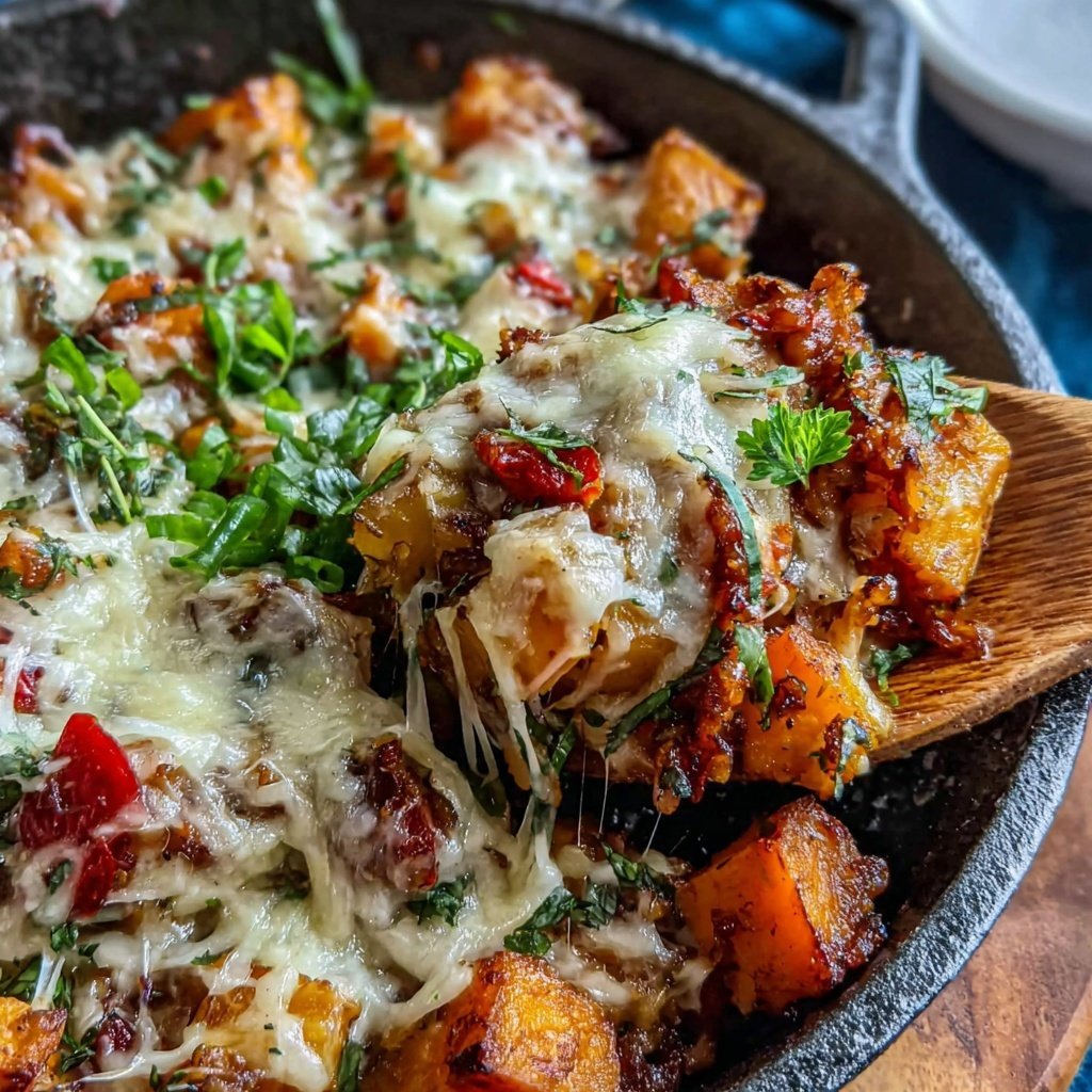 Ground Turkey And Sweet Potato Skillet