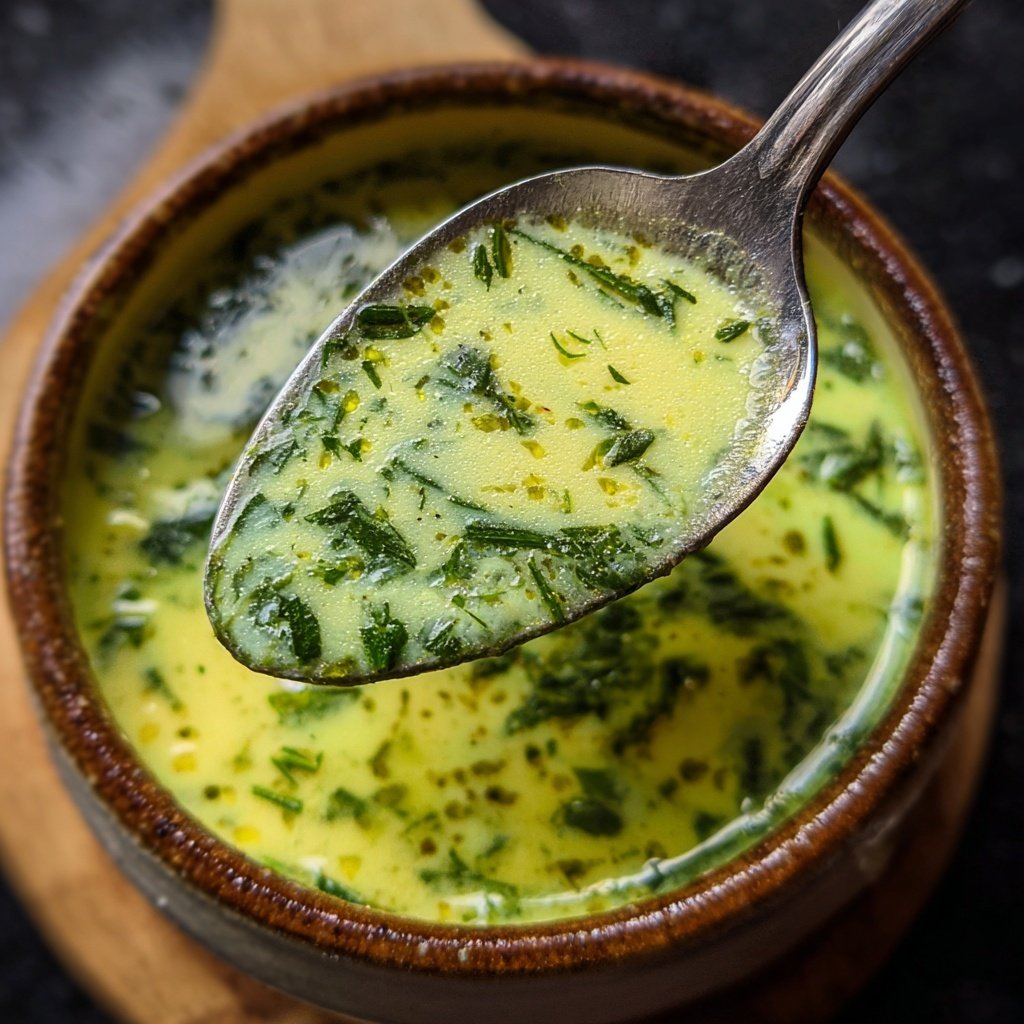 Creamy Lemon Spinach Soup