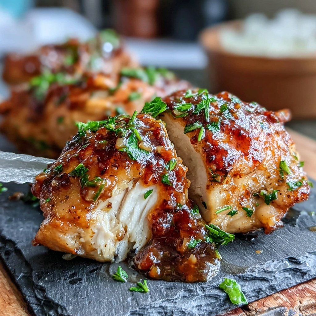 Healthy Honey Mustard Baked Chicken