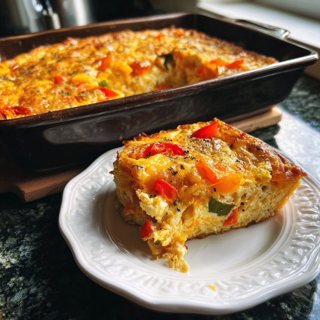Breakfast Casserole With Eggs And Cheese