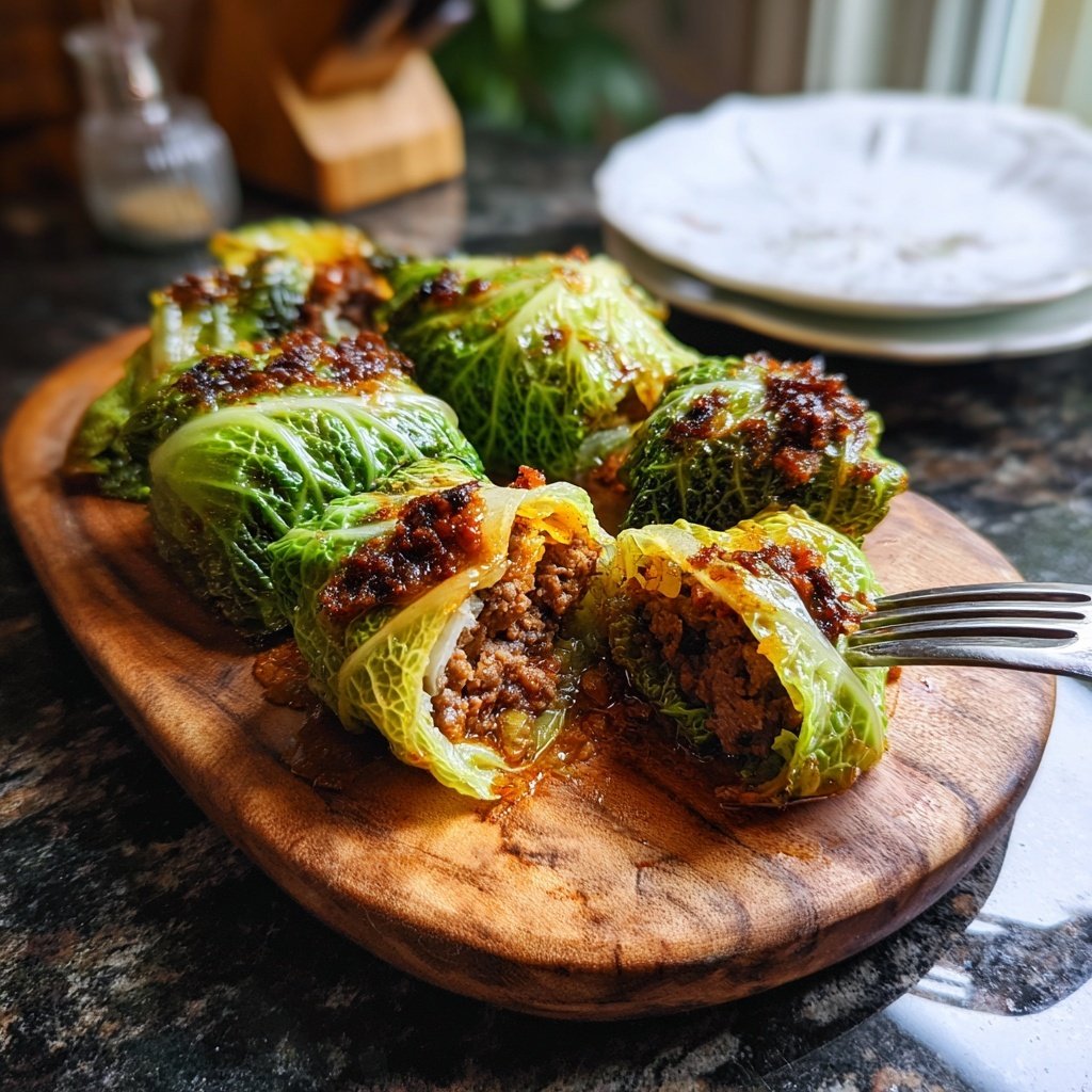 Beef And Rice Cabbage Rolls