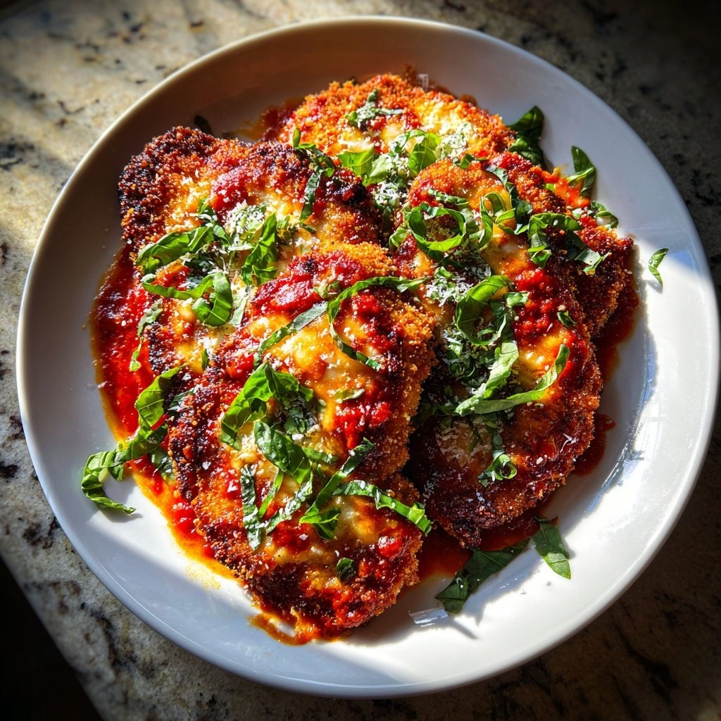 Crispy Baked Chicken Parmesan